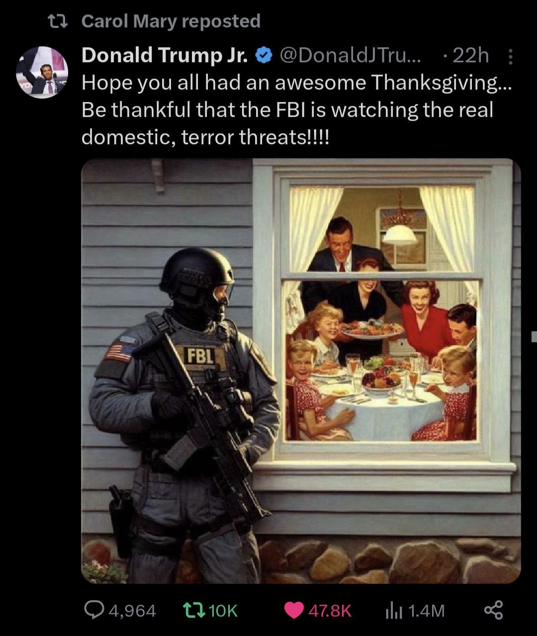 FBI Thanksgiving
