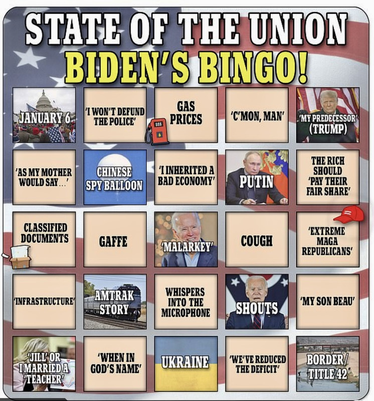 BIDEN BINGO