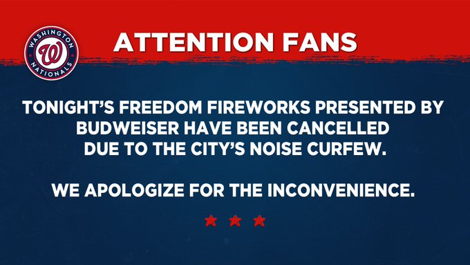 no fireworks