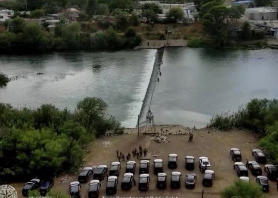 Rio Grande dam, Del Rio, Texas