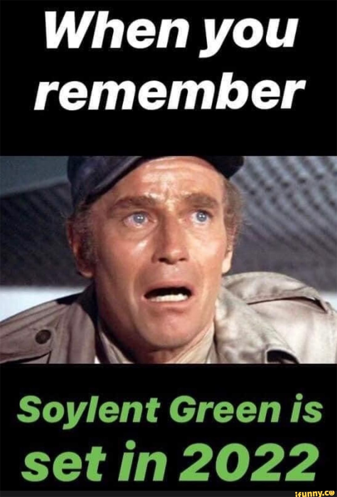 Soylent Blue, Soylent Yellow or Soylent Green